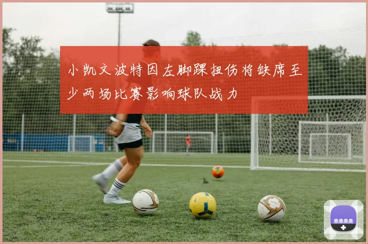 小凯文波特因左脚踝扭伤将缺席至少两场比赛影响球队战力